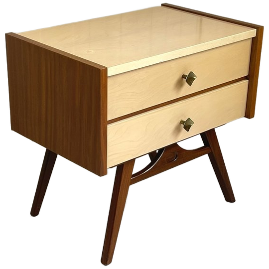 Vintage Nachtkastje Midcentury Ladekastje Sixties 1