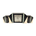 Marmeren Art Deco Klokstel thumbnail 1