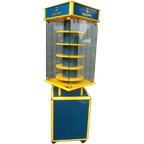 Vintage Winkel Horloge Vitrinekast Showcase Display thumbnail 1