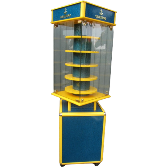 Vintage Winkel Horloge Vitrinekast Showcase Display 1