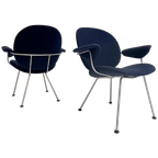 Donkerblauwe Kembo Fauteuil Van W.h. Gispen, Na 2000 thumbnail 1