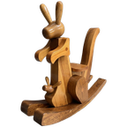 Wood Kangaroo (Rocking Horse) thumbnail 1