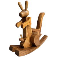 Wood Kangaroo (Rocking Horse)