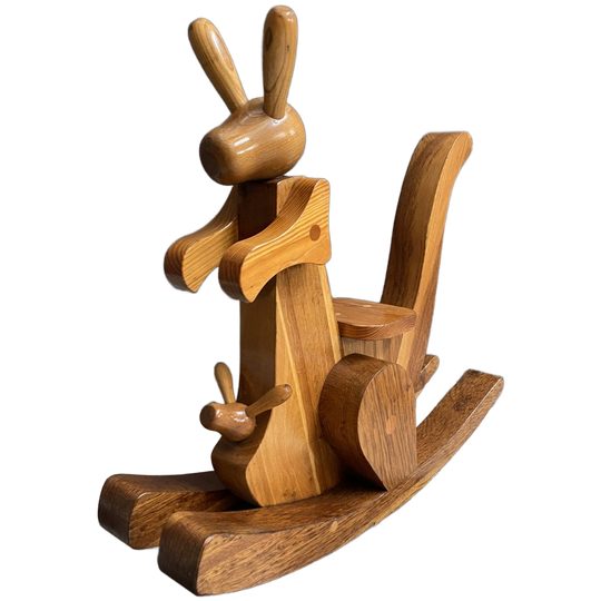 Wood Kangaroo (rocking Horse) 1