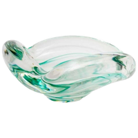 Glazen Organische Groen Transparante Murano Asbak
