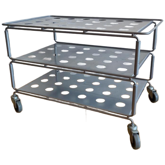 Vintage IKEA Trolley Tunstra Design Niels Gammergaard Metaal 1