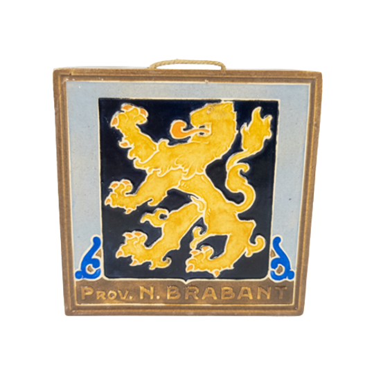 Faience- En Tegelfabriek Westraven - Cloisonné Tegel - Tegel Noord Brabant - 1930/1949 1