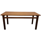 Japandi Mid Century Vintage Salontafel Teakhouten Coffeetable thumbnail 1