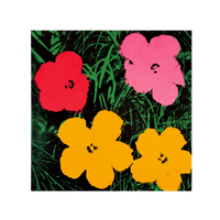 King & Mcgaw Bloemen, Ca. 1964 - Andy Warhol 60 X 60 Cm