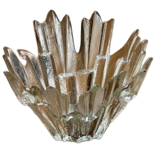 Vintage Tauno Wirkkala Glass Bowl 1