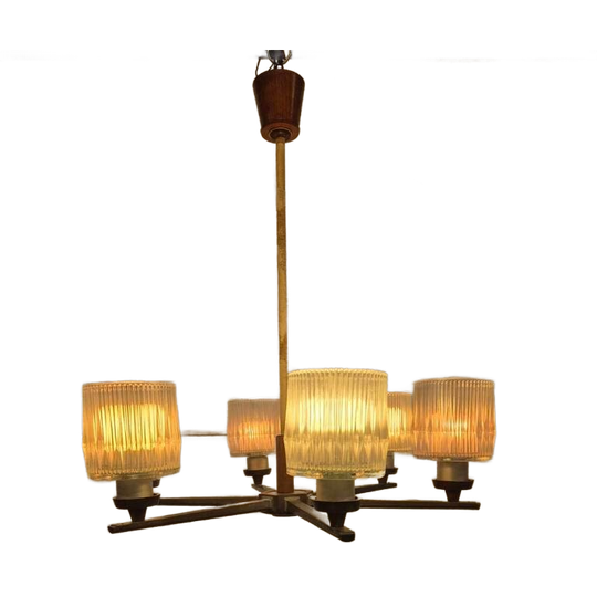 Mid Century Vintage Kroonluchter Van Temde. 1