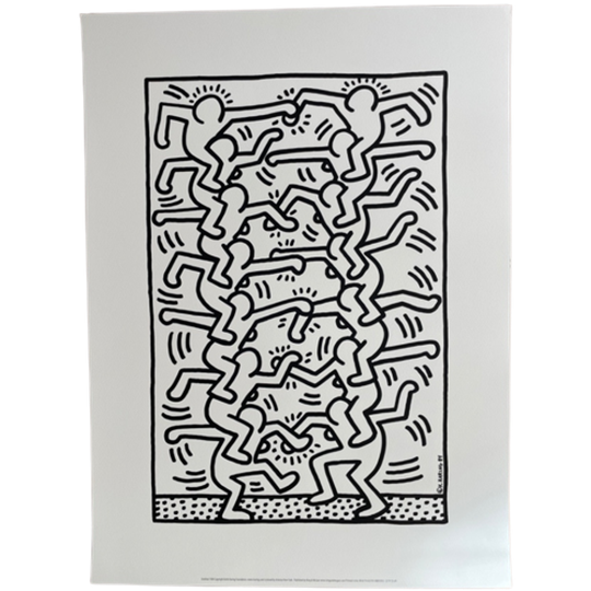 Keith Haring (1958-1990). Untitled,1984, Copyright Keith Haring Foundation, Printed In The Uk 1