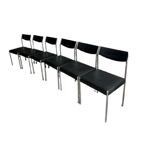 Set Of 6 Mid-century Dining Chairs, 1950s 1