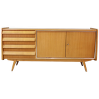 Vintage Design Dressoir - Jaren '60 Licht Hout thumbnail 1