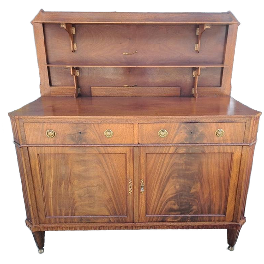 Antieke Hollandse Klap Buffetkast, Dressoir, Wandconsole 1