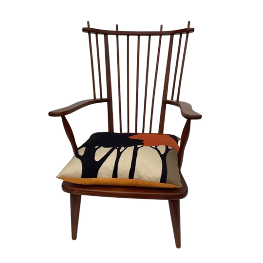 Vintage Fauteuil - Houten Spijlen 1