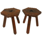 2 X Vintage Spaans Brutalist Krukje thumbnail 1