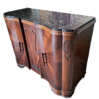 Antiek Dressoir, Wandconsole, Commode Met Marmeren Blad thumbnail 1