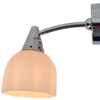 Vintage Circe Antonangeli Illuminazione Wandlamp Glas Metaal thumbnail 1
