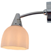 Vintage Circe Antonangeli Illuminazione Wandlamp Glas Metaal