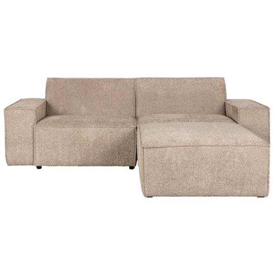 Zuiver | James Modulaire Bank Hocker Teddystof Beige 1