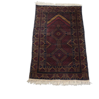 Subtiel Decoratief Vloerkleed Met Donkere Tinten 162x86cm