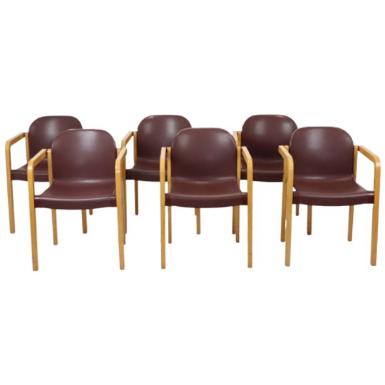 Set Van 6 Vintage Design Stoelen Dolmas Kembo Jb Meijer Jaren 80 1