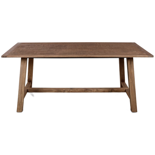 Sobere Wabi-sabi Eettafel – Naturel Eiken 1
