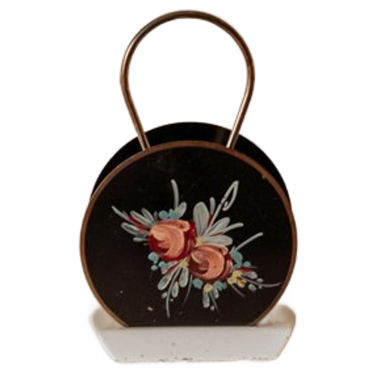 Vintage Handbeschilderde Servettenhouder 1