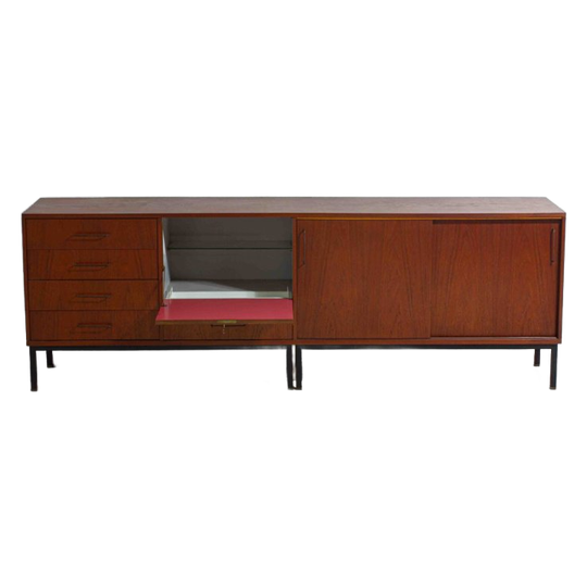 Mid-century Modernistisch Dressoir Van C. Wulput In Teak, 1960s 1