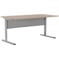 Solidesk Bureau, Bladkleur Naar Keuze, 160 X 80 Cm , Hoogte Instelbaar Onderstel