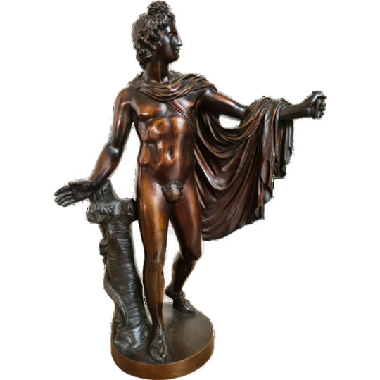 Mooi Bronzen Beeld Van Apollo Belvedere 1