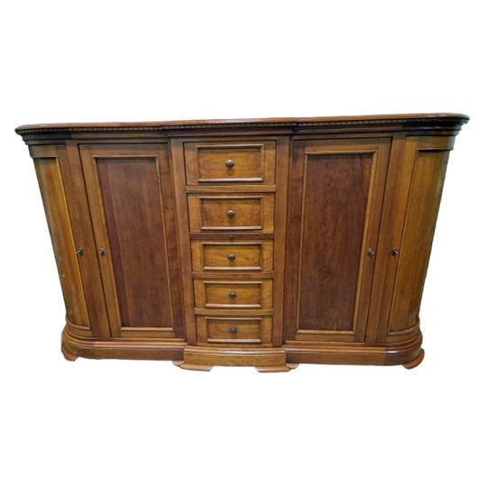 Groot Klassiek Italiaans Dressoir, Wandconsole, Slaapkamer Meubel Afm. 205x53cm En 124cm Hoog. 1