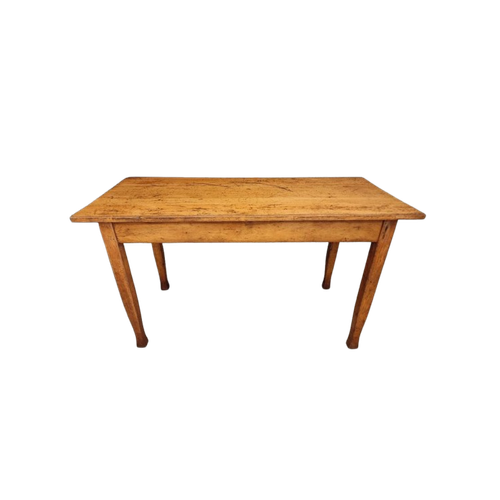 Oude Tafel Met Stoel Eettafel Bureautafel Beuken 65X140 Cm