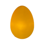 Vintage Opaline Glass Selene Italy Egg Lamp thumbnail 1