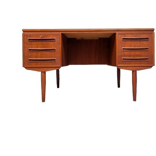 Vintage Bureau, A.p. Møbler, Deens Ontwerp Uit De Jaren '60 1
