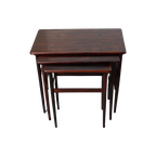 Danish Rosewood Sidetables Nest Of 3 thumbnail 1