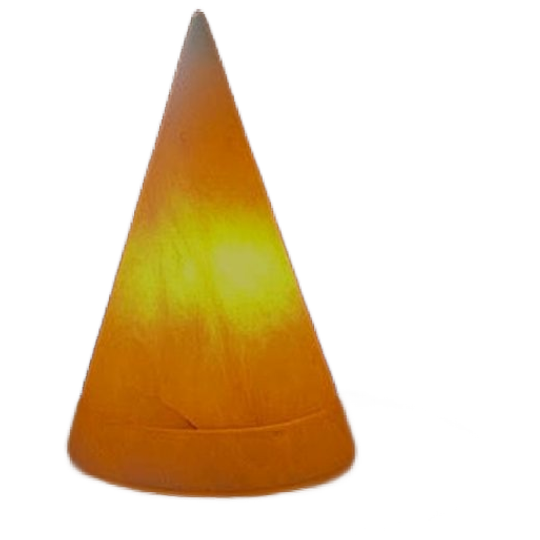 Vintage Alabaster Cone-shaped Lamp 1