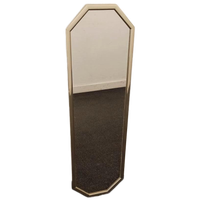 Vintage Gouden Lijst Spiegel, 93 X 28 Cm