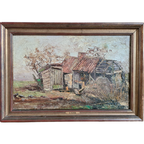 Schilderij Van Een Oud Huis - A. Vouw