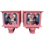 2 Roze Nachtkastjes Uilen thumbnail 1