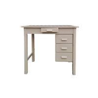 Vintage Bureau Met Ladeblok, Desk, Schrijftafel, Lessenaar