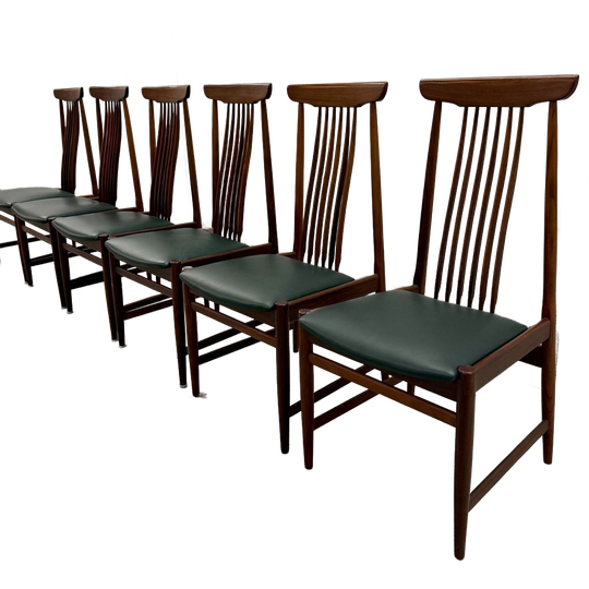 Danish Teak Dining Chairs, Arne Vodder 1