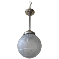Modernistische Lamp Hanglamp Art Deco 1930 Frans