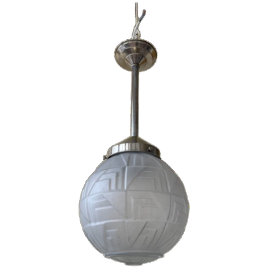 Modernistische Lamp Hanglamp Art Deco 1930 Frans 1
