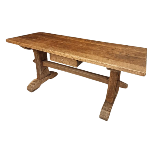 Antieke Tafel Franse Landelijke Eettafel Kloostertafel