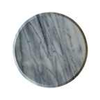 Draaiplatrau Rond Grey Marble Vintage thumbnail 1