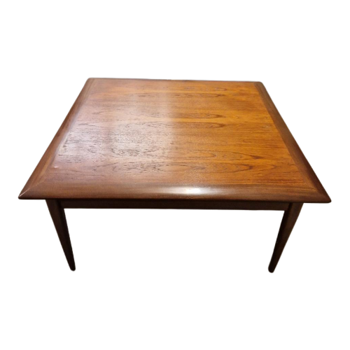 Vintage Salontafel Vierkante Deense Coffeetable