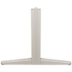 Ahrend Essa T-Poot, Aluminium, Vaste Hoogte thumbnail 1