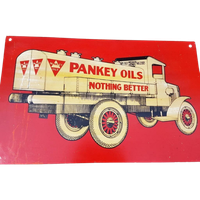 Origineel Usa Bord, Tin Sign Van Pankey Oils Nothing Better⛽